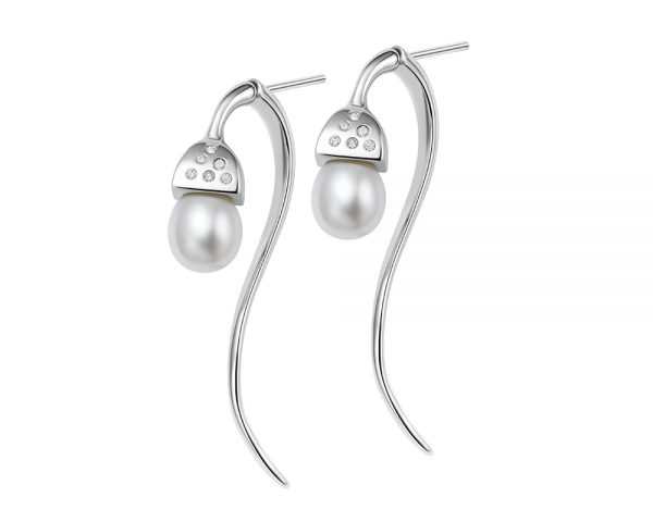Fei Liu CZ Snowdrop Earrings