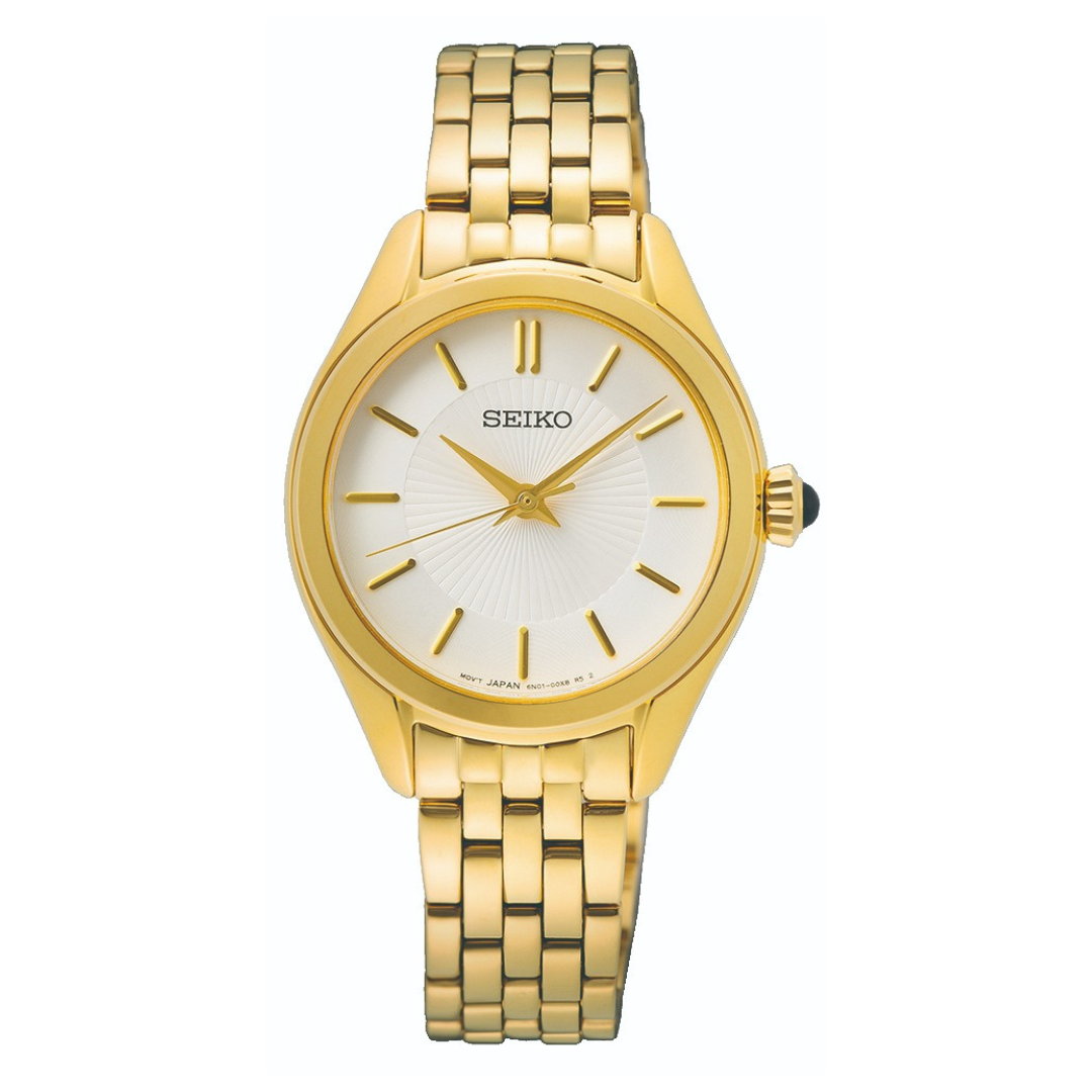 Seiko quartz gold plated Dress watch.
