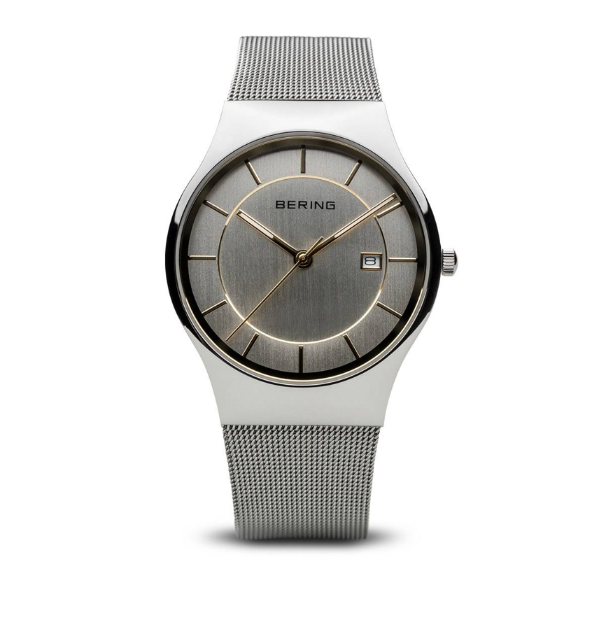 Bering Quartz Stainless Steel Bracelet Watch