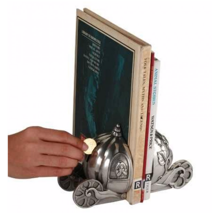 Royal Selangor Childrens Cinderella Coin Box Book Ends