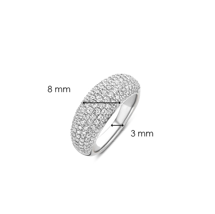 Ti Sento CZ Pavé Ring