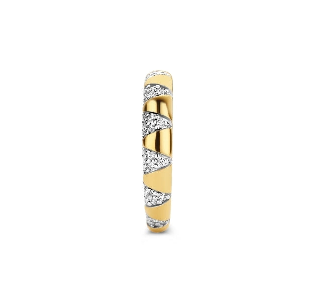 Ti Sento Gold Plated Ring
