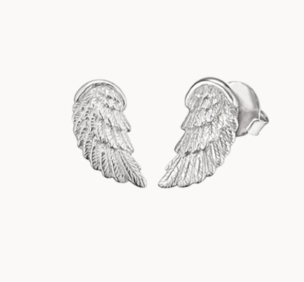 Angel Whisperer Angel Wing Stud Earrings