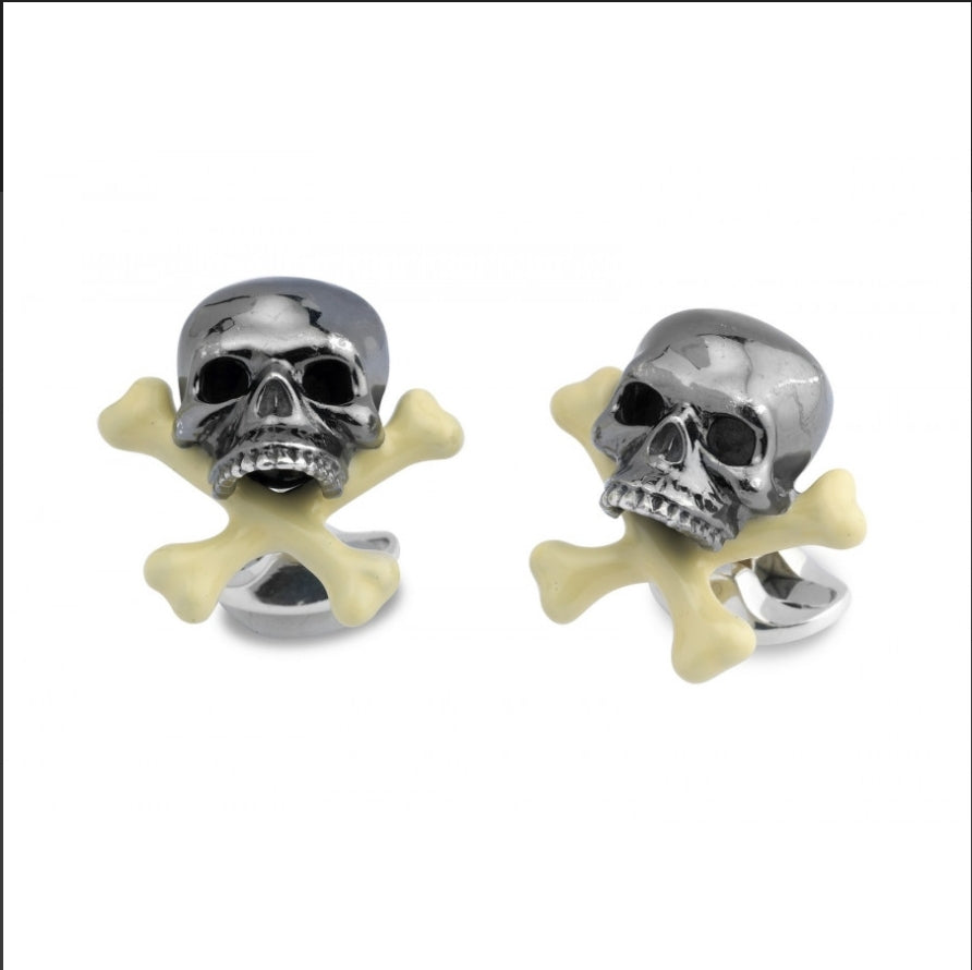 Deakin and Francis Skull and Crossbones Cufflinks