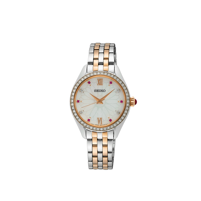 Seiko Special edition Stainless steel and Rose gold plated Quartz watch.
