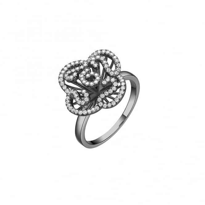 Cascade Black Mini Ring