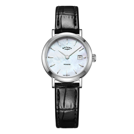 Rotary Stainless Steel Windsor Ladies Watch