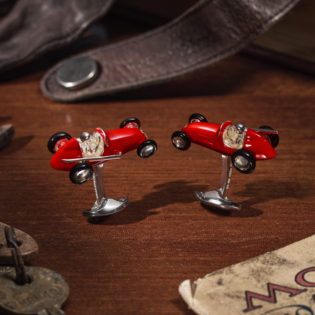 Deakin and Francis Racing Car Cufflinks